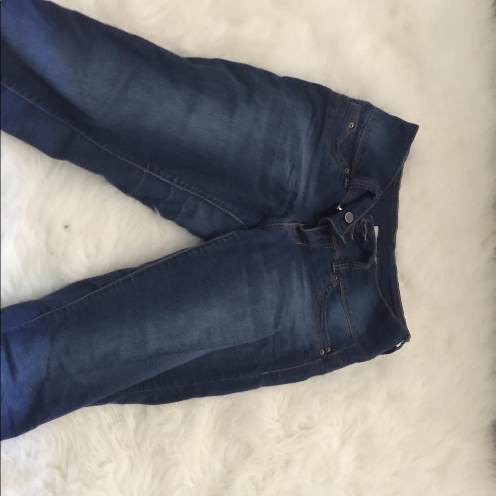 Blue jeggings